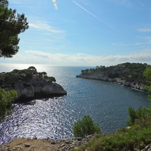 "The creek of Cassis 2" by Amit Mendelsohn - £50.00 "The creek of Cassis 2" stock image