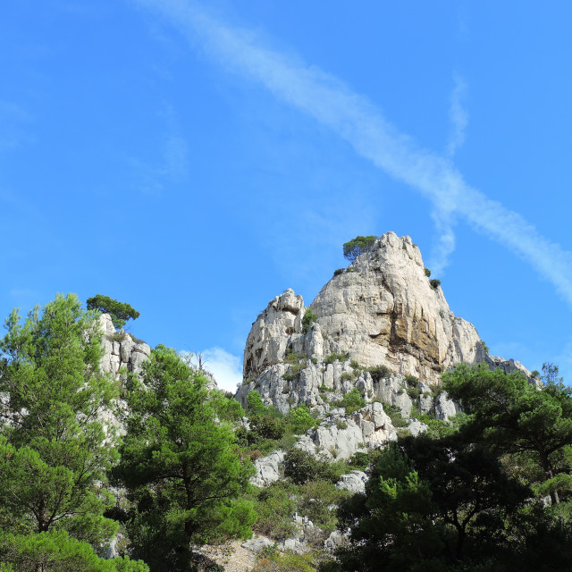 "The creek of Cassis 6" stock image