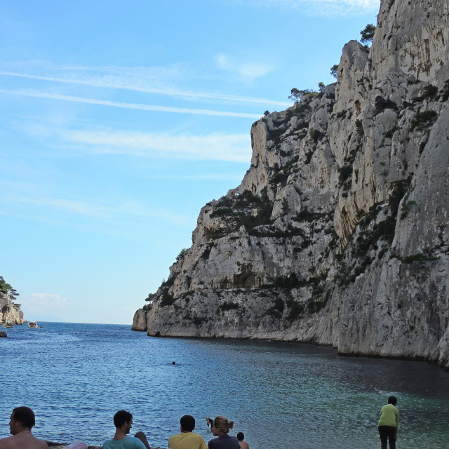 "The creek of Cassis 7" stock image