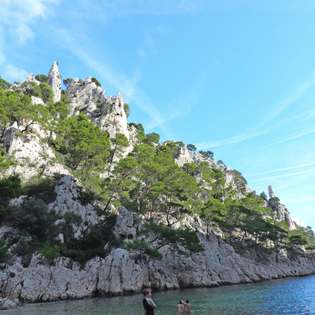 "The creek of Cassis 8" stock image