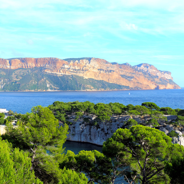 "The creek of Cassis 9" stock image