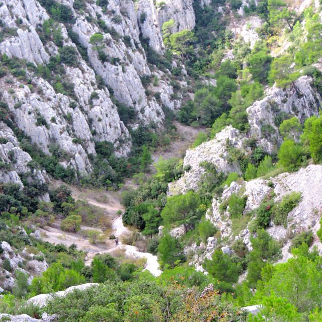 "The creek of Cassis 5" stock image