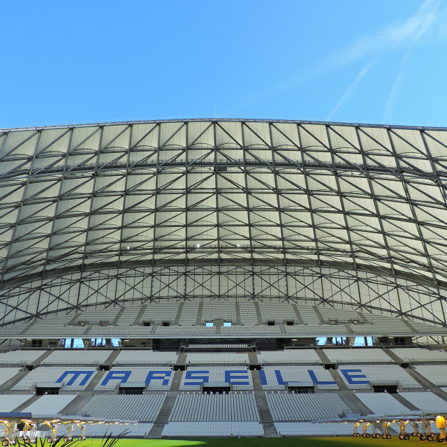 "A view to the main tribune" stock image