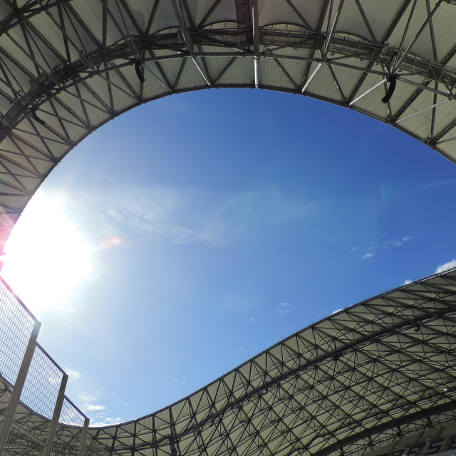 "An eye in the sky" stock image