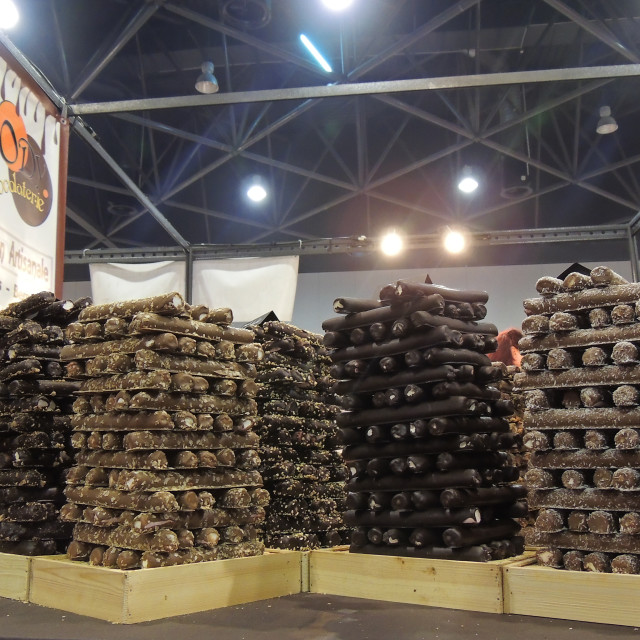 "Piles of chocolate" by Amit Mendelsohn - £50.00 "Piles of chocolate" stock image