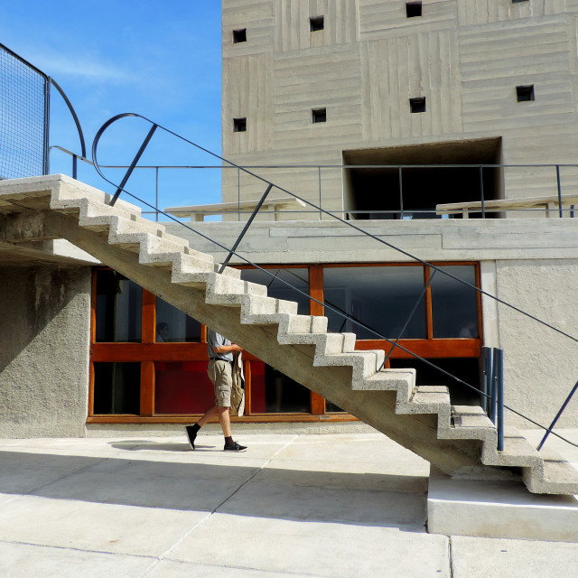 "Cité de radius - Le Corbusier" stock image