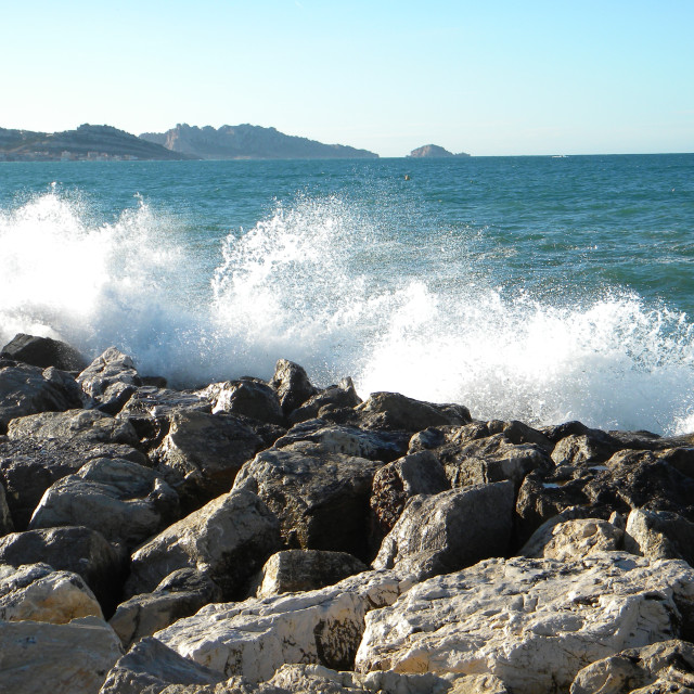 "Stormy sea" by Amit Mendelsohn - £50.00 "Stormy sea" stock image