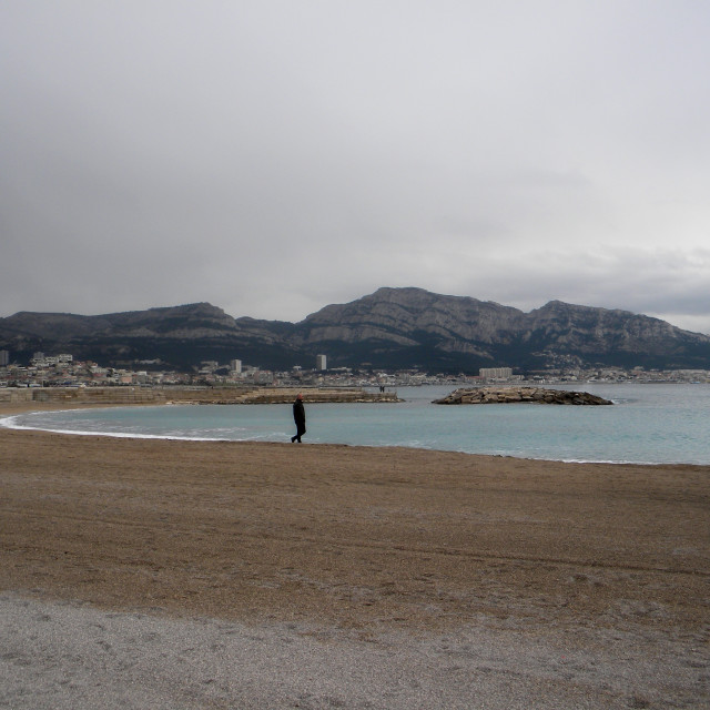 "The beach of Prado" by Amit Mendelsohn - £50.00 "The beach of Prado" stock image