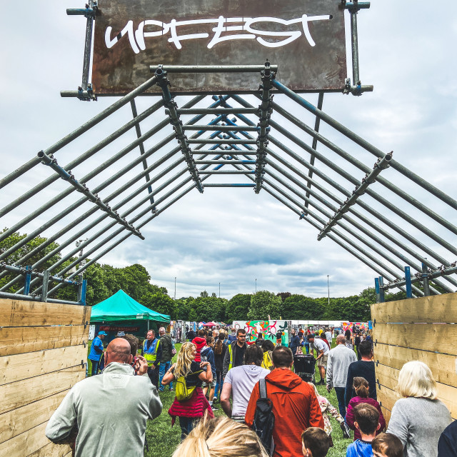 "Upfest" stock image