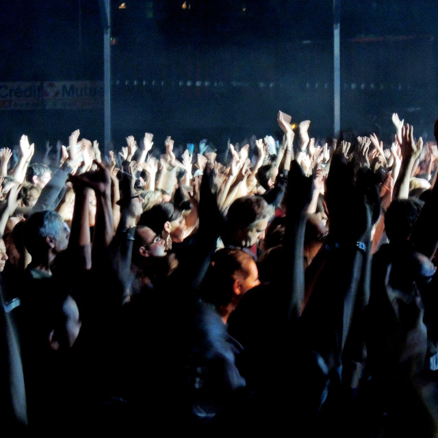 "People in a concert" by Amit Mendelsohn - £50.00 "People in a concert" stock image