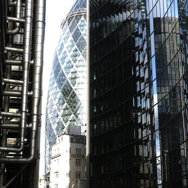 "The city of London," by Amit Mendelsohn - £50.00 "The city of London," stock image