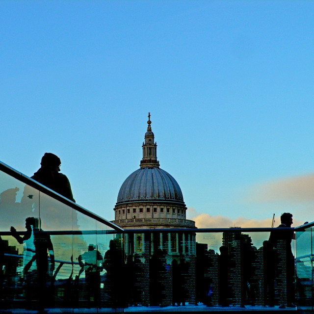 "The Jubilee bridge" by Amit Mendelsohn - £50.00 "The Jubilee bridge" stock image