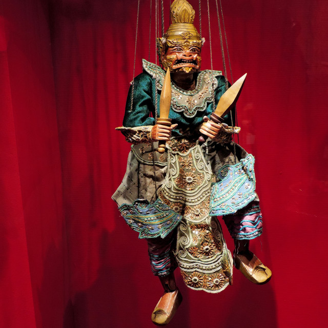 "Thai Marionette" by Amit Mendelsohn - £50.00 "Thai Marionette" stock image