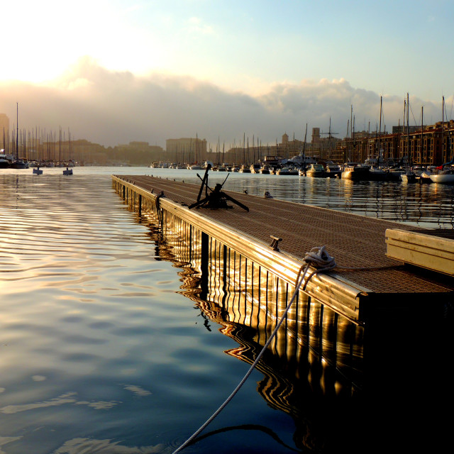 "The old port dock" by Amit Mendelsohn - £50.00 "The old port dock" stock image