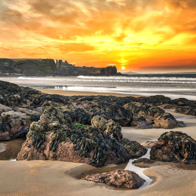 "Tantallon Castle" stock image