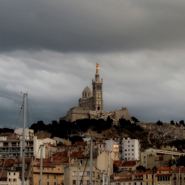 "Notre dame de la garde" by Amit Mendelsohn - £50.00 "Notre dame de la garde" stock image