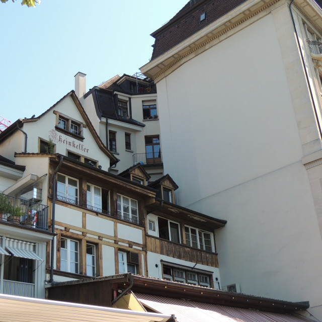 "Basel, Switzerland - urban view" by Amit Mendelsohn - £50.00 "Basel, Switzerland - urban view" stock image