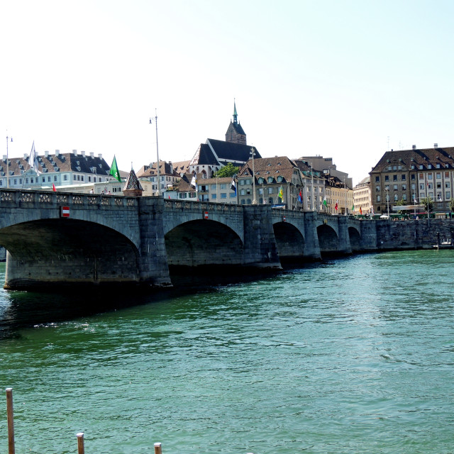 "Basel, Switzerland - urban view" by Amit Mendelsohn - £50.00 "Basel, Switzerland - urban view" stock image