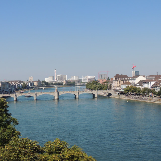 "Basel, Switzerland - urban view" by Amit Mendelsohn - £50.00 "Basel, Switzerland - urban view" stock image