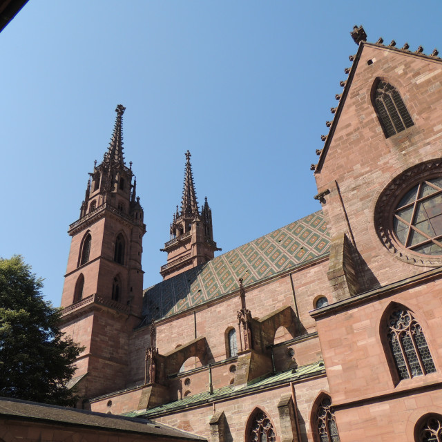 "Basel cathedral" by Amit Mendelsohn - £50.00 "Basel cathedral" stock image