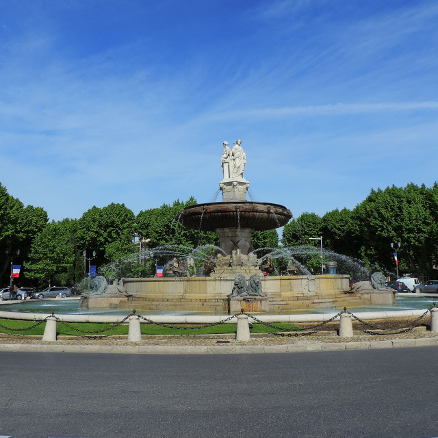 "Aix en provence - la rotonde" by Amit Mendelsohn - £50.00 "Aix en provence - la rotonde" stock image