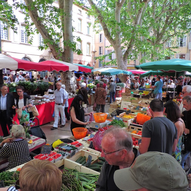 "Aix en provence - market" by Amit Mendelsohn - £50.00 "Aix en provence - market" stock image