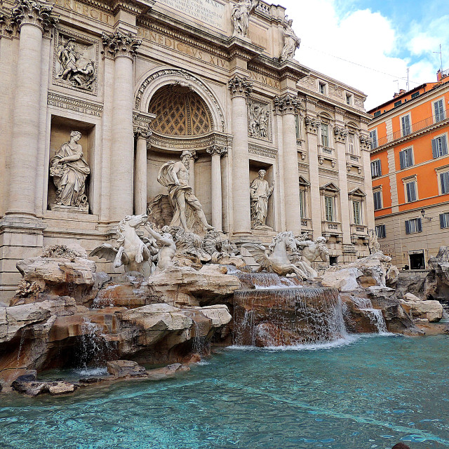 "Fontana di Trevi" by Amit Mendelsohn - £50.00 "Fontana di Trevi" stock image