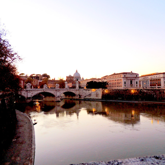"The Tiber" by Amit Mendelsohn - £50.00 "The Tiber" stock image