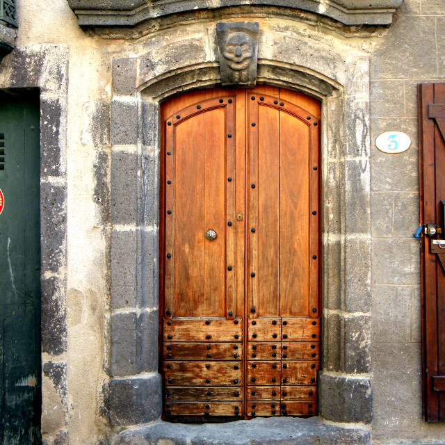 "An old door in Agde" by Amit Mendelsohn - £50.00 "An old door in Agde" stock image