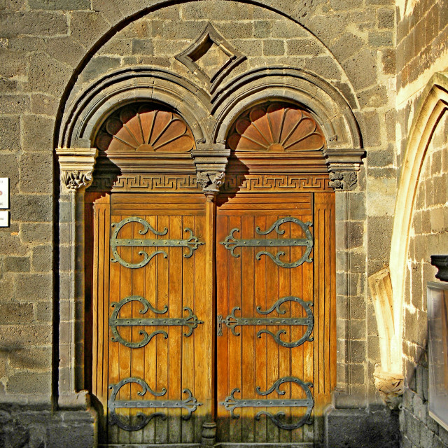 "An old door in Agde" by Amit Mendelsohn - £50.00 "An old door in Agde" stock image