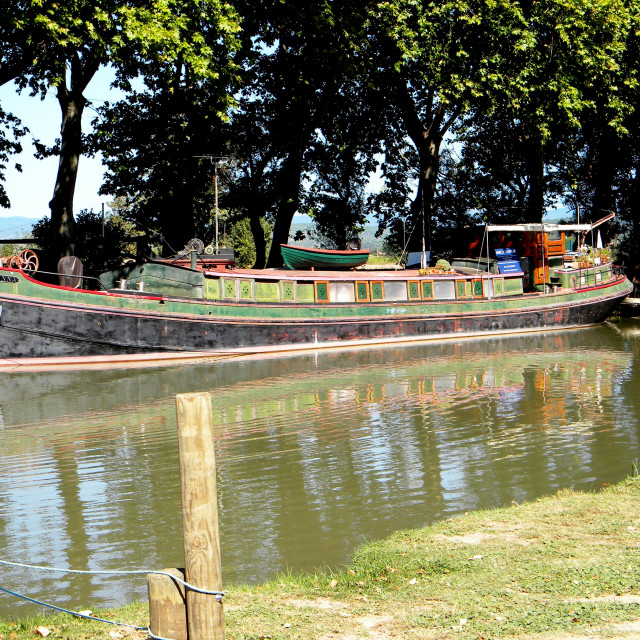 "Canal de Midi" by Amit Mendelsohn - £50.00 "Canal de Midi" stock image