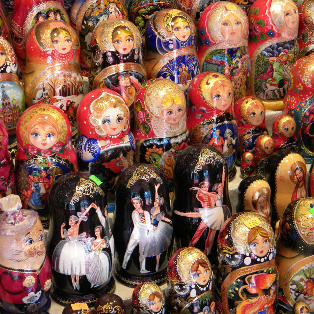 "Russian dolls" by Amit Mendelsohn - £50.00 "Russian dolls" stock image
