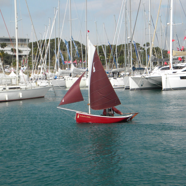 "A little personal sail boat" by Amit Mendelsohn - £50.00 "A little personal sail boat" stock image