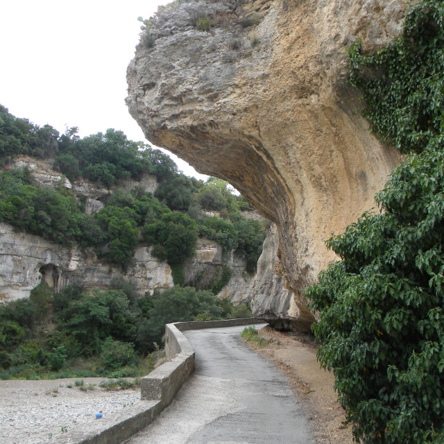 "Minerve, Hérault, France - through the stone" by Amit Mendelsohn - £50.00 "Minerve, Hérault, France - through the stone" stock image