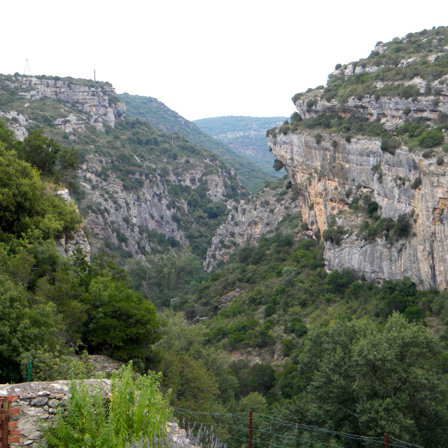 "Minerve, Hérault, France - The valley" by Amit Mendelsohn - £50.00 "Minerve, Hérault, France - The valley" stock image