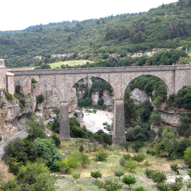 "Minerve, Hérault, France - The bridge" by Amit Mendelsohn - £50.00 "Minerve, Hérault, France - The bridge" stock image