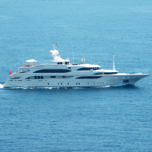 "A Yacht in the open sea" by Amit Mendelsohn - £50.00 "A Yacht in the open sea" stock image