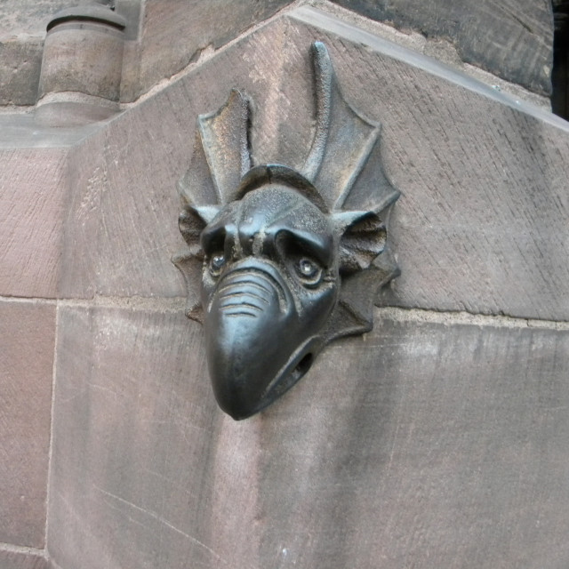 "Strasburg - a gargoyle" by Amit Mendelsohn - £50.00 "Strasburg - a gargoyle" stock image