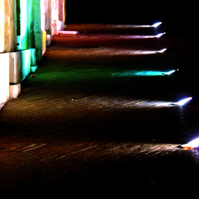 "Coloured lights" by Amit Mendelsohn - £50.00 "Coloured lights" stock image