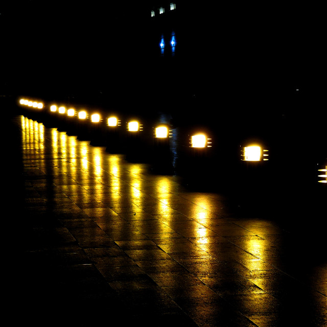 "St. Charles train station" by Amit Mendelsohn - £50.00 "St. Charles train station" stock image