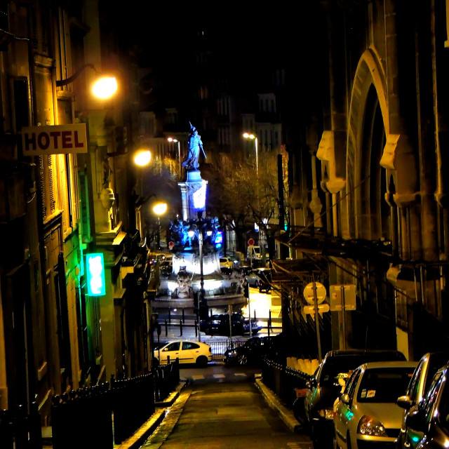 "Down to the main street" by Amit Mendelsohn - £50.00 "Down to the main street" stock image
