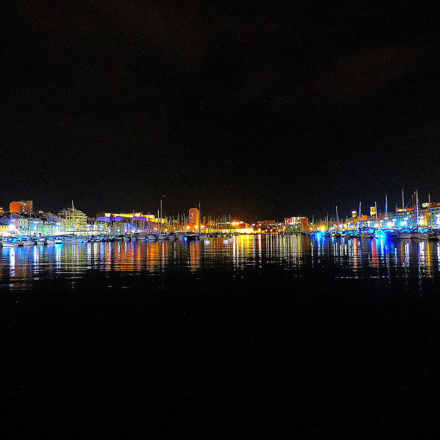 "The port coastline" stock image