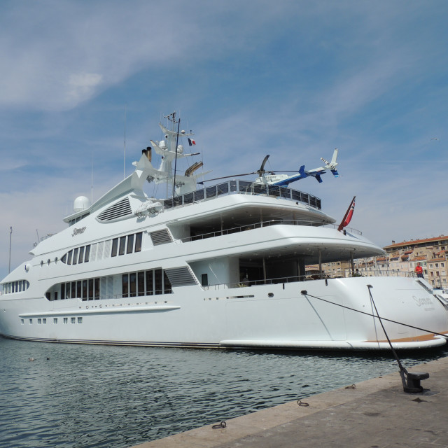 "Yacht 2" by Amit Mendelsohn - £50.00 "Yacht 2" stock image