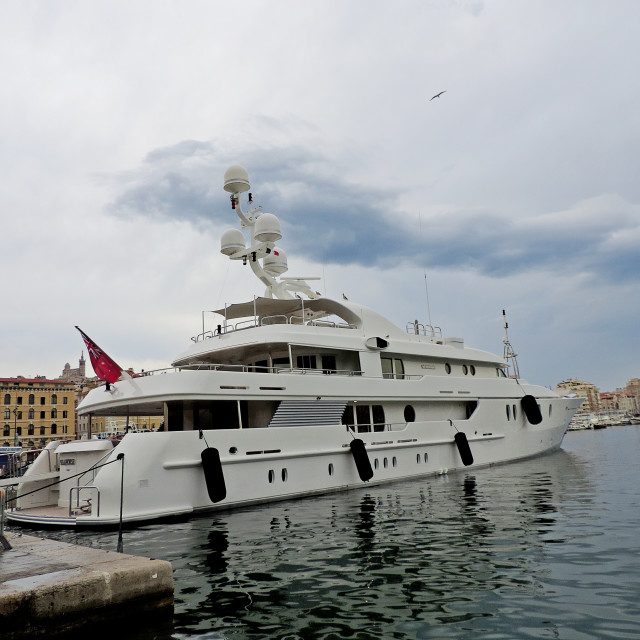 "Yacht 3" by Amit Mendelsohn - £50.00 "Yacht 3" stock image