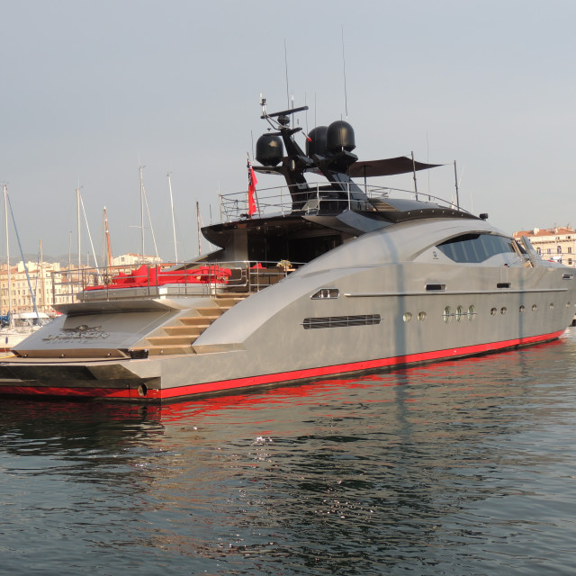 "Yacht 11" by Amit Mendelsohn - £50.00 "Yacht 11" stock image