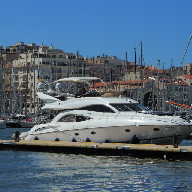 "Yacht" by Amit Mendelsohn - £50.00 "Yacht" stock image
