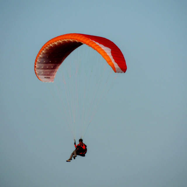 "Parachuting" by Amit Mendelsohn - £50.00 "Parachuting" stock image