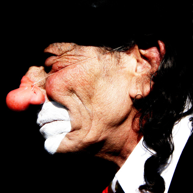 "An old clown" by Amit Mendelsohn - $62.97 "An old clown" stock image