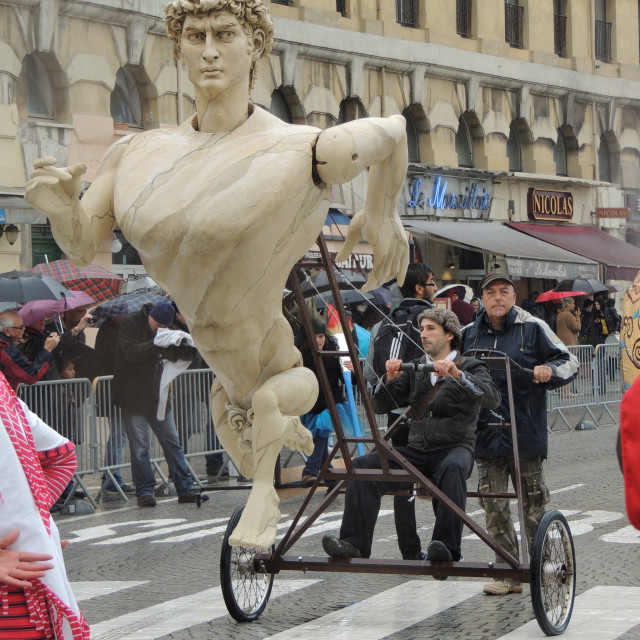 "David is running" by Amit Mendelsohn - £50.00 "David is running" stock image