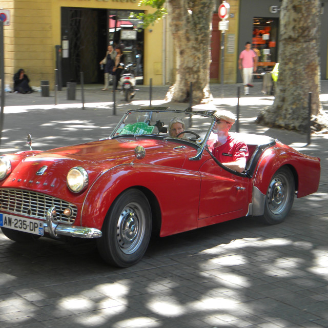 "Triumph TR2" stock image